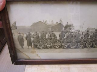 WWI YARD LONG PANORAMIC PHOTO CAMP CUSTER,  MICHIGAN US ARMY MILITARY 1918 4