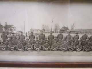 WWI YARD LONG PANORAMIC PHOTO CAMP CUSTER,  MICHIGAN US ARMY MILITARY 1918 5
