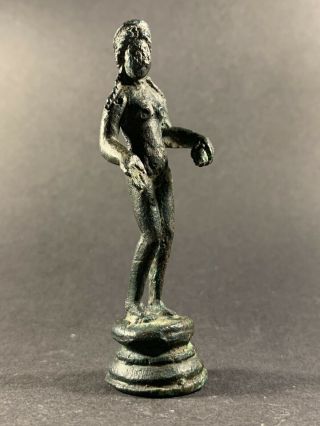 Rare Scarce Ancient Roman Bronze Statuette Of The Goddess Venus Circa 200 - 300ad