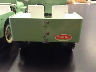 Vintage Tonka Truck Toy Set 1960s - 1970s Jeep Camper and Trailer 7