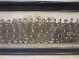 68th Balloon Co.  Yard Long Panoramic Photo Camp John Wise Texas Army Military WWI 5