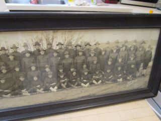 68th Balloon Co.  Yard Long Panoramic Photo Camp John Wise Texas Army Military WWI 7