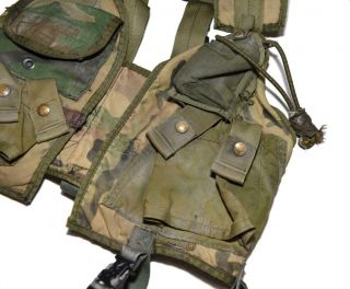 Vintage Custom Rigger Made Woodland SOF Assault Vest LBV - SEAL DEVGRU NSW 7