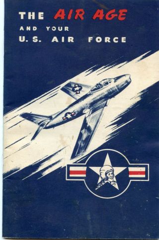 Orginal Korea War Era U.  S Brochure U.  S Air Force Recruiting Illustrated