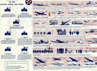 orginal korea war era u.  s brochure u.  s air force recruiting illustrated 5