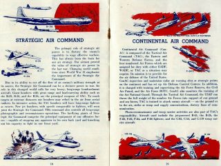 orginal korea war era u.  s brochure u.  s air force recruiting illustrated 6