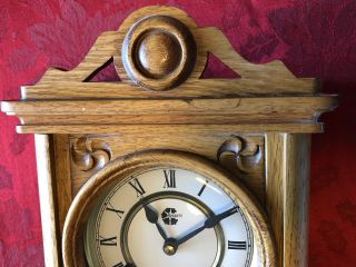 Westminster Chime Wall Clock with Ornate Pendulum & Key 11