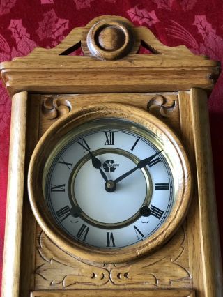 Westminster Chime Wall Clock with Ornate Pendulum & Key 3