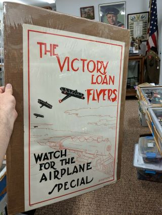 World War One Us Army The Victory Loan Flyers Litho/ Poster