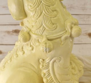 1979 JARU Ceramic Foo Dog Chinese Guardian Lion Statue 2 Large Figures 9