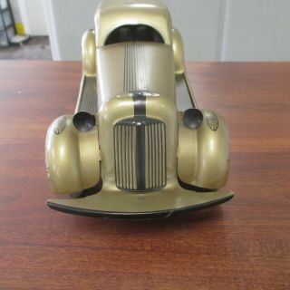 Vintage WOLVERINE THE MYSTERY CAR PUSH WIND CAR Wood Wheels w/ORIG BOX 2