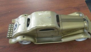 Vintage WOLVERINE THE MYSTERY CAR PUSH WIND CAR Wood Wheels w/ORIG BOX 6