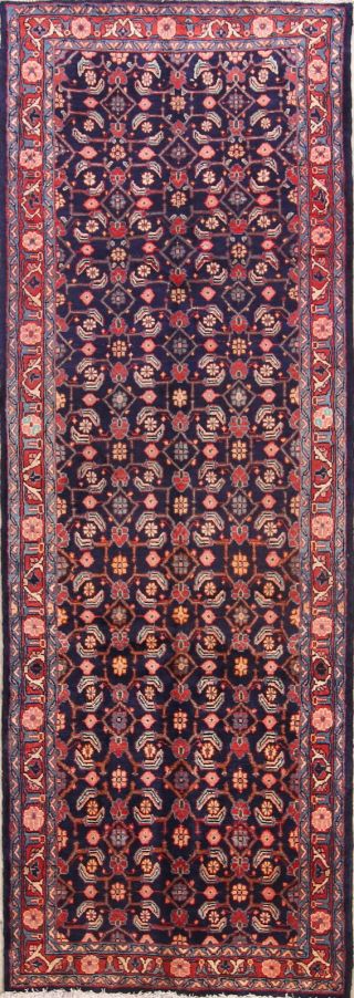 One - Of - A - Kind All - Over Floral Sarouk Persian Oriental Runner Rug 10 