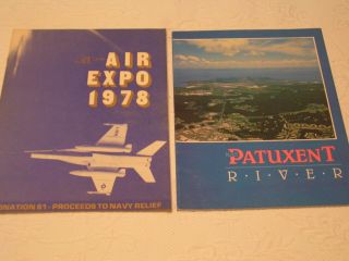 Nas Pax River 1978 Blue Angels Air Expo & Base Directory 1989 - 1990 Usn
