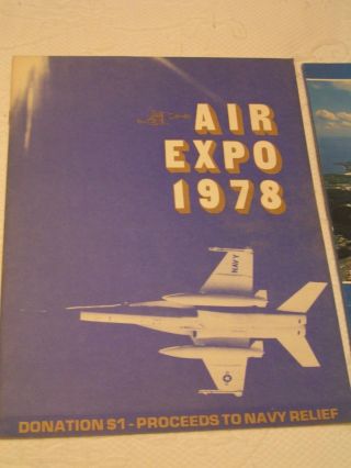 NAS PAX River 1978 Blue Angels Air Expo & Base Directory 1989 - 1990 USN 2