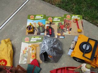 1974 Kenner General Mills Boy Scout Play set / Figures,  Jeep,  Weather Station 4