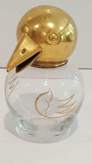 Ultra Rare Vigny " Le Chic Chic " Bird Perfume Bottle Novelty Book Item
