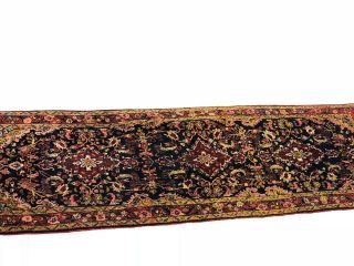 Antique Persian Runner Rug - 11 ' x 4 ' - Hand - knotted 11