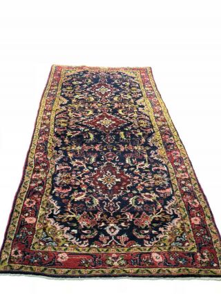 Antique Persian Runner Rug - 11 ' x 4 ' - Hand - knotted 3