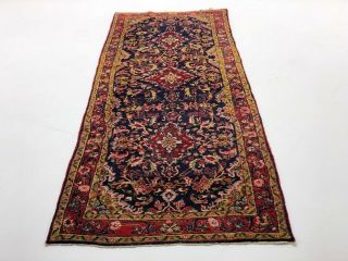 Antique Persian Runner Rug - 11 ' x 4 ' - Hand - knotted 4