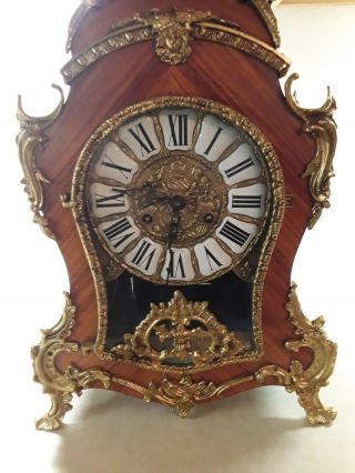 Vintage Luxury Mantle Clock,  Fhs Franz Hermle & Sons 151/070 German/italy Rare