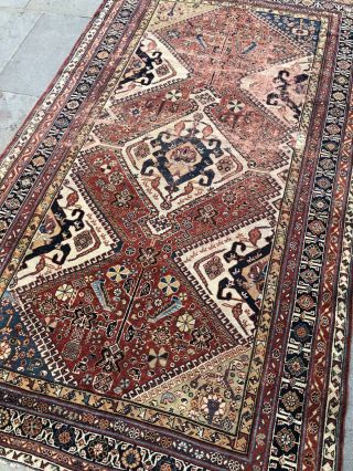 Antique Persian Carpet Rug Oriental Floral Vintage 2