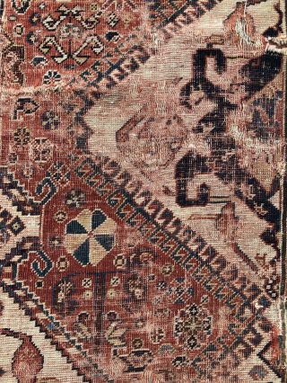 Antique Persian Carpet Rug Oriental Floral Vintage 3