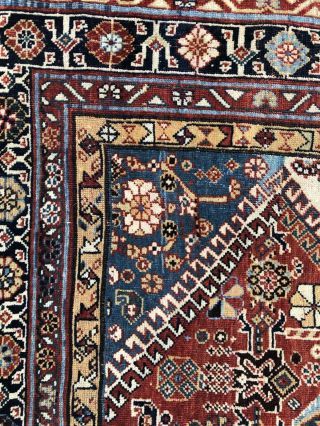 Antique Persian Carpet Rug Oriental Floral Vintage 5