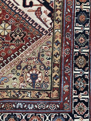 Antique Persian Carpet Rug Oriental Floral Vintage 6