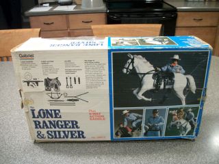 VINTAGE GABRIEL THE LONE RANGER AND SILVER w/BOX 3