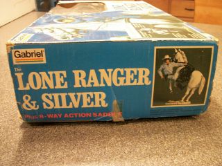 VINTAGE GABRIEL THE LONE RANGER AND SILVER w/BOX 4