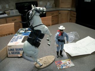 VINTAGE GABRIEL THE LONE RANGER AND SILVER w/BOX 5