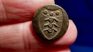 Rev War Dug 1700s British Royal Artillery Cuff Button