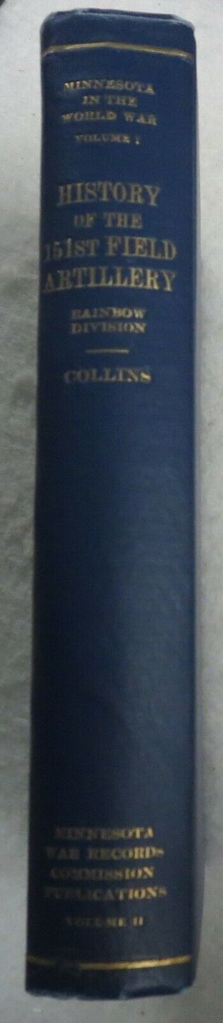 1924 Ww1 Unit History Book 151st Field Artillery 42nd Rainbow Division Us Army