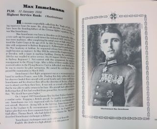 WW1 Book The POUR le MERITE & GERMANYS FIRST ACES 1984 Angolia Signed & Numbered 7