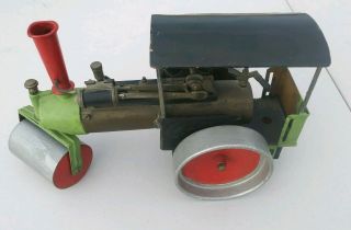Antique Live Steam Tractor Toy Unknown Repainted