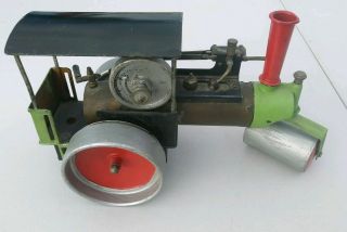 Antique Live Steam Tractor Toy UNKNOWN REPAINTED 2