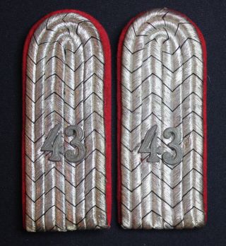 German Prussian Officer Shoulder Boards Ww1