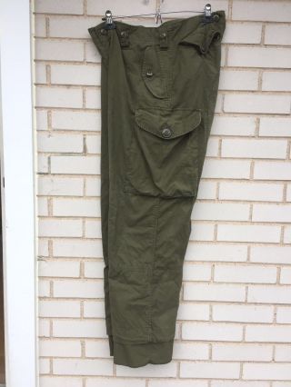 Canadian Army Lightweight Combat Pants Trousers Od Green Size 7036