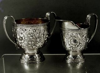 Tiffany Sterling Silver Tea Set c1875 No Monogram 2