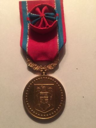 Romanian Military Virtue Medal Officer Class.  2000
