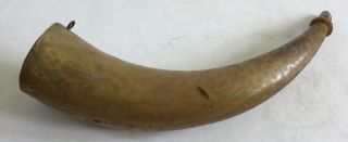 Early Decorated Named Powder Horn Revolutionary War