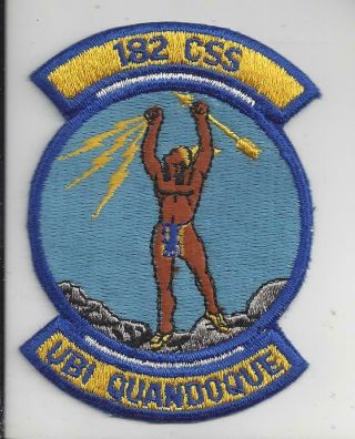Patch Usaf 182nd Combat Support Sq Css Illinois Air Guard Peoria