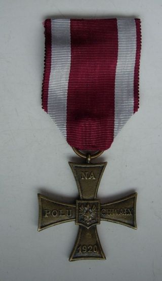 Polish Poland Before Wwii Type Valor Cross Medal