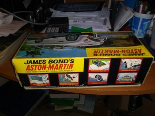 1965 Gilbert DB5 James Bond Aston - Martin Japanese tin car and card 7