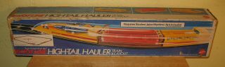 Vintage 1970 Mattel Hotline High - Tail Hauler Train And Layout Box