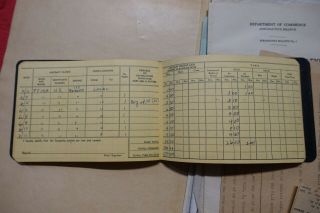 Air Transport Command Pilot Grouping Flight Logs papers documents Air Corp USAAF 11