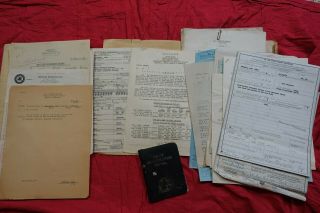 Air Transport Command Pilot Grouping Flight Logs papers documents Air Corp USAAF 12