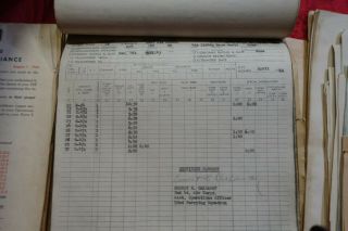 Air Transport Command Pilot Grouping Flight Logs papers documents Air Corp USAAF 6