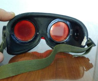 Vintage US Military Goggle,  Variable - Density Stock 74 - G - 79 - 40 6